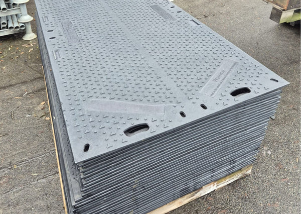 stapel lichte kunststof rijplaat 100 ton belasting