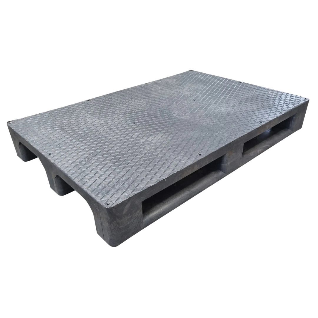Kunststof pallet 120x80 cm met 3 sledes - A Keuze