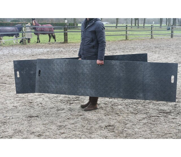 Kunststof rijplaat 240x60x1,5 cm