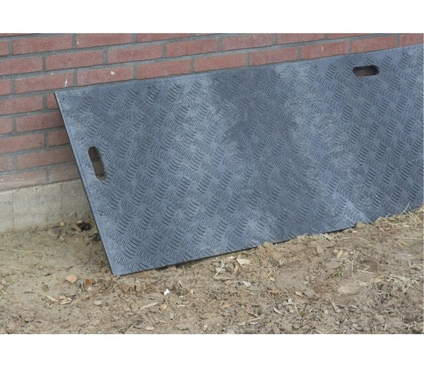 Kunststof rijplaat 240x60x1,5 cm