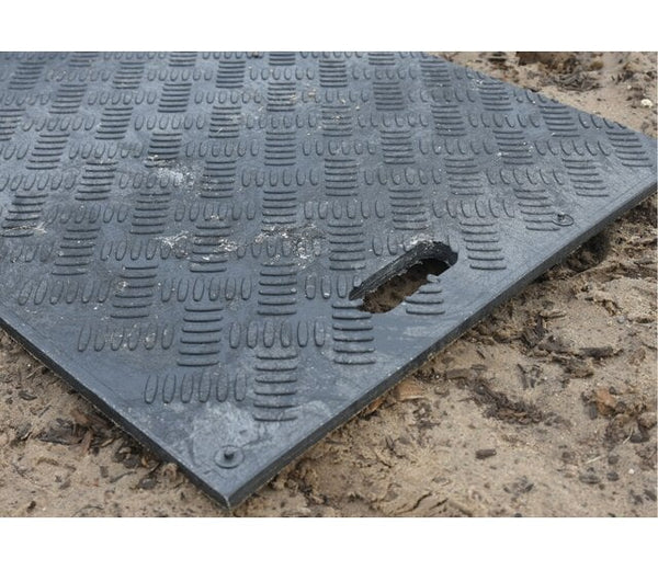 Kunststof rijplaat 240x60x1,5 cm