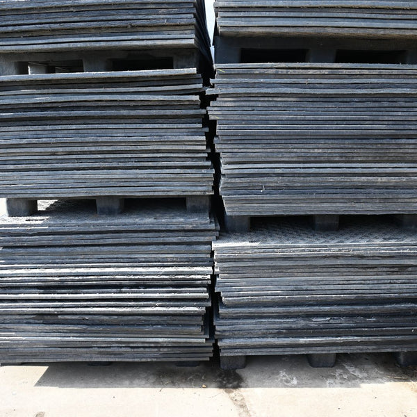 Gebruikte kunststof rijplaat 240x120x2 cm