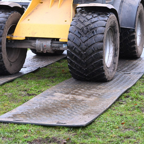 Kunststof rijplaat 300x100 cm gebruikt