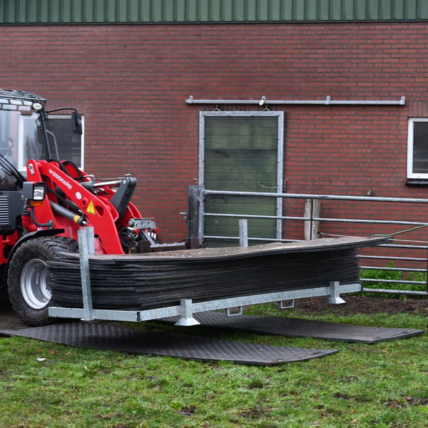 Stapelbok + 32 gebruikte HD rijplaten 300x100x1,5 cm