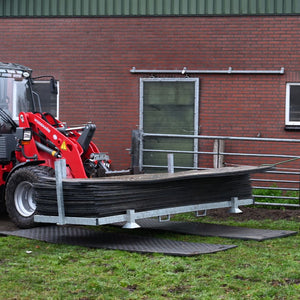 Stapelbok + 32 gebruikte HD rijplaten 300x100x1,5 cm