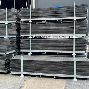 Stapelbok + 20/30 gebruikte rijplaten 300x100 cm complete set