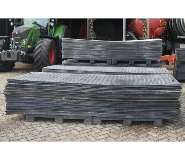 Vol pak gebruikte HD rijplaten 300x100x1,5 cm 35 stuks